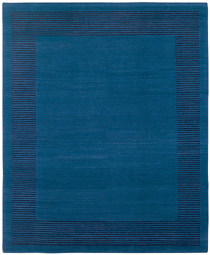Full Deep Border 2 Blue Rug
