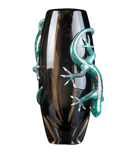 Gecko Sculpted Vase