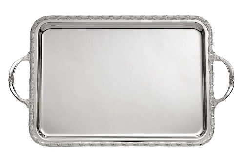 Royal Silver Serving Tray with Handles