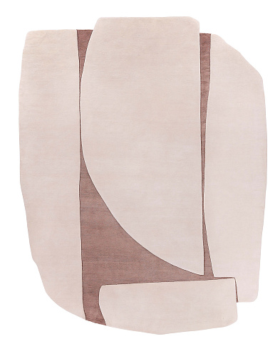 Shaped Rust Rug