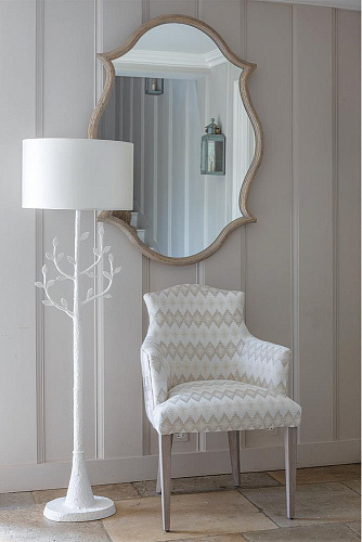 Millana Floor Lamp in Chalk Finish
