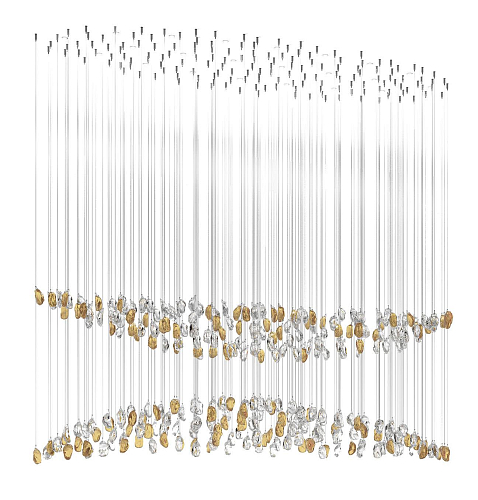 Ghiaccio e Ambra Chandelier