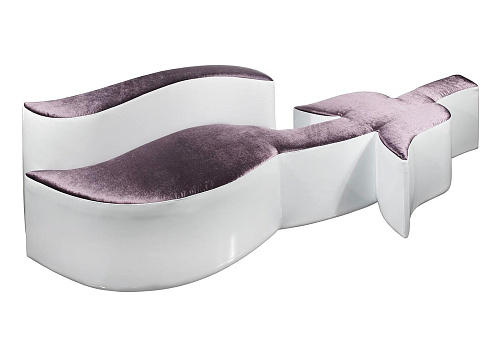Tulip Purple Pouf