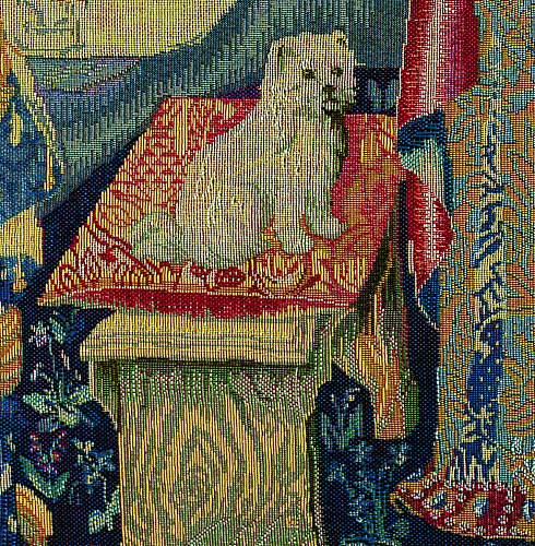 Lady with the Dog Tapestry