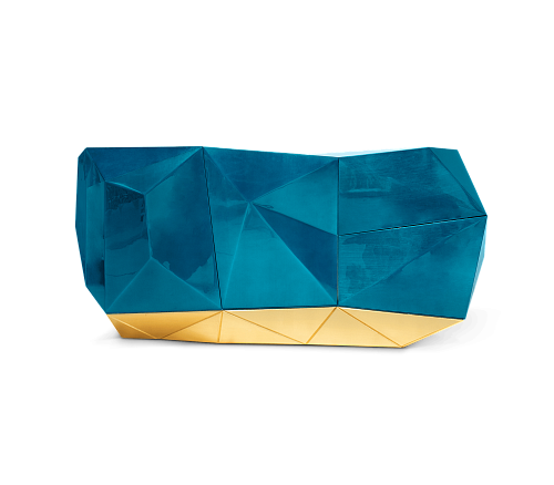 Prism Blue Designer Sideboard