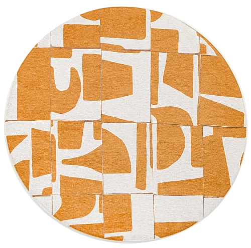 Curry 9367 Round Rug