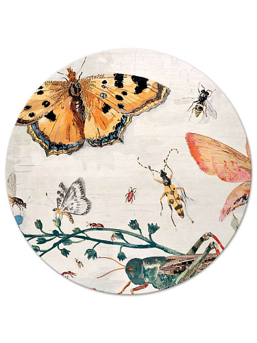 Grasshopper Hand-Woven Rug
