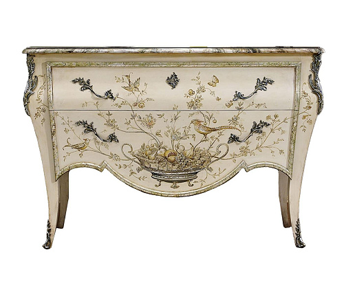 Baroque Painted Wood Dresser