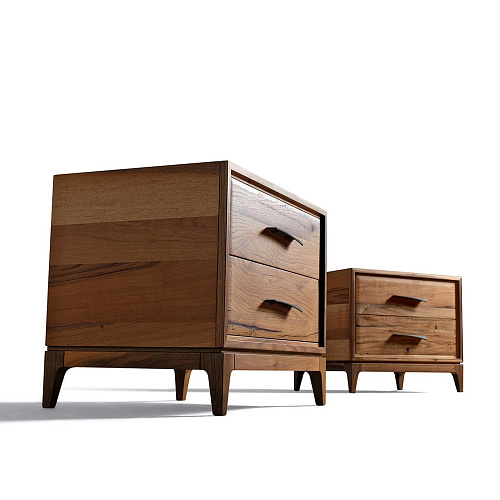 Binario Handcrafted Brown Nightstand