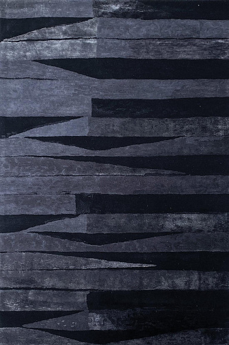 Mismatch Black Rug
