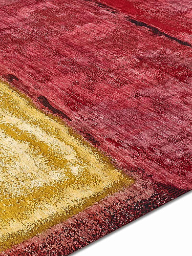 Strawberry Sunset Hand-Woven Rug