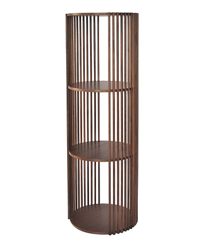 Round Wooden Bookcase