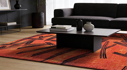 Kanji Ginger Chocolate Rug