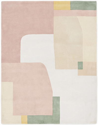 Pale Composition Rug