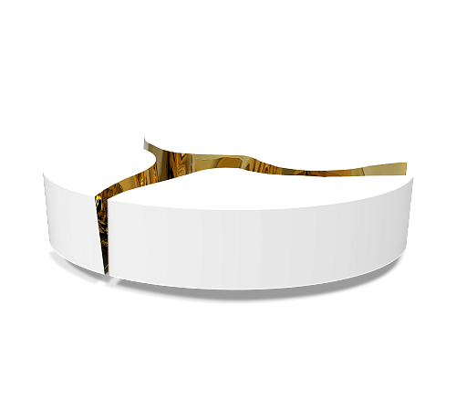 Fissure Oval Coffee Table