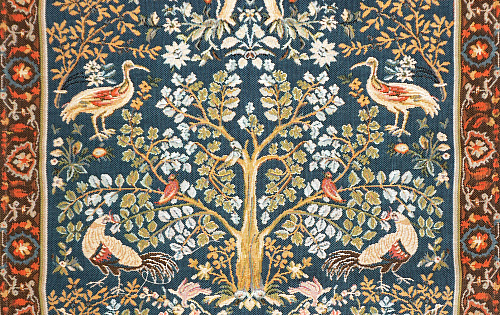 The Tree, in W. Morris Style Tapestry