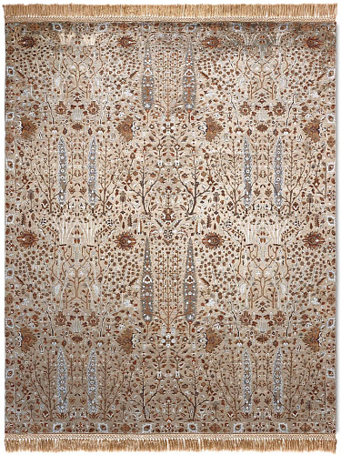 Pine Garden Grey / Green Luxury Rug