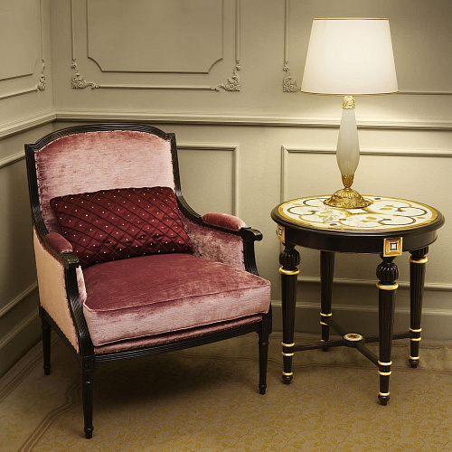 Bordeaux Velvet Classic Armchair