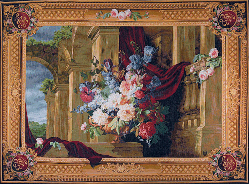 Bouquet and Architecture Tapestry