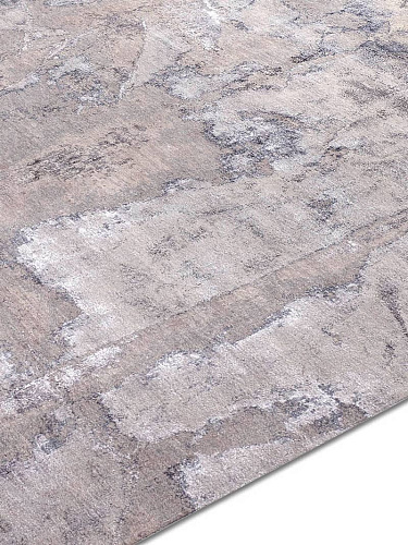 Grey Luxury Hand-Knotted Rug