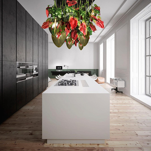 Dark Anthurium Chandelier