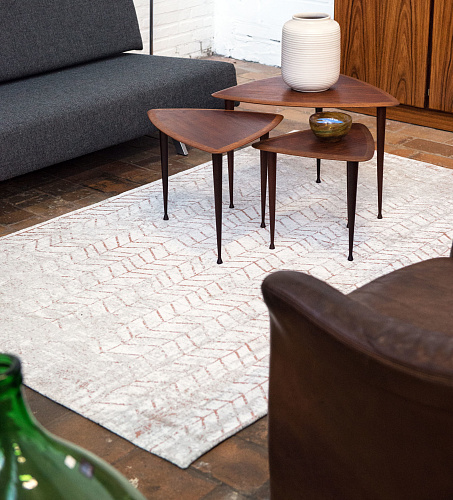 Flatwoven Natural Cotton Rug Coppertone 8951