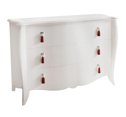 White Lacquered Chest of Drawers