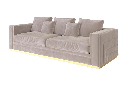 Labyrinth 3-Seater Velvet Sofa