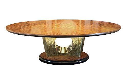 Oval Rosewood Dining Table
