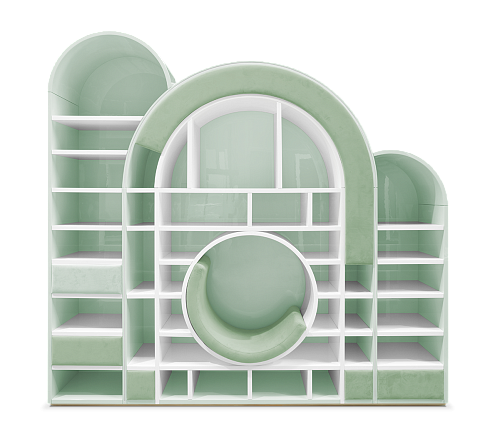Sugar Rush Green Children's Bookcase