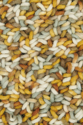 Arch Mustard 67006 Rug