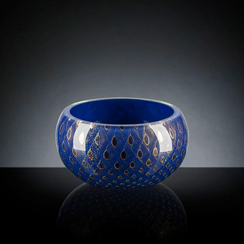 Mocenigo Blue and Gold Bowl