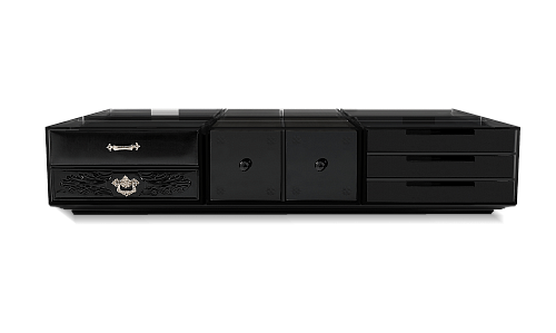 Urban Black Contemporary Coffee Table