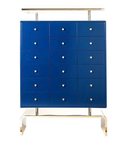 Royal Blue Storage Cabinet