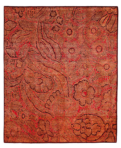 Super Lace Red Rug