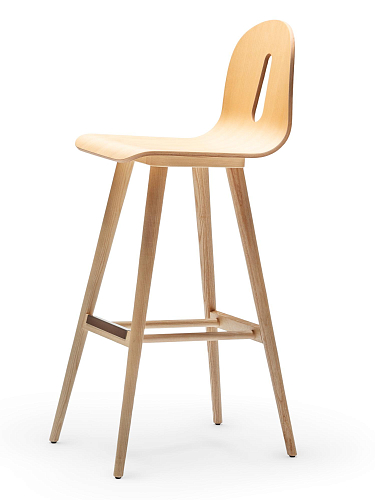Gotham Black Ash Bar Stool