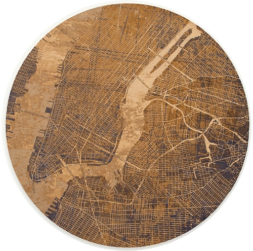 Gatsby Gold 9315 Round Rug