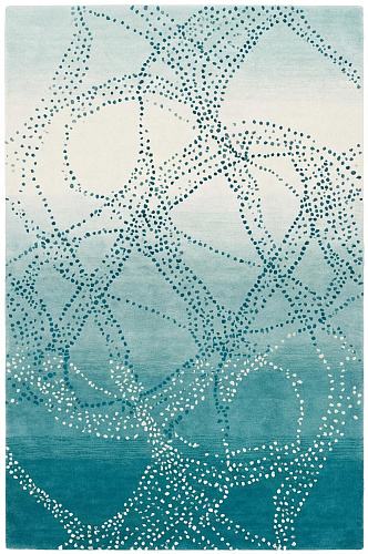 Ocean Web Teal Rug