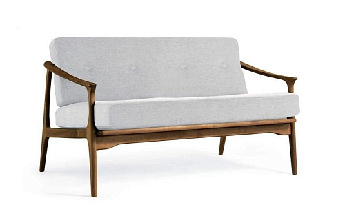 Quiete Natural Walnut Premium Sofa