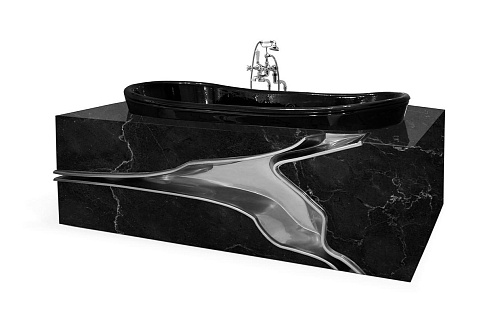 Fractured Marble Bath