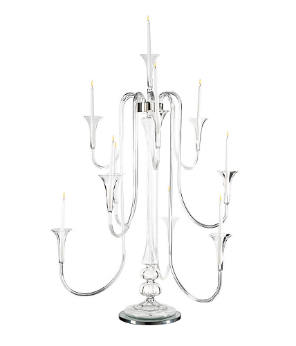 Octopus Glass Candelabra