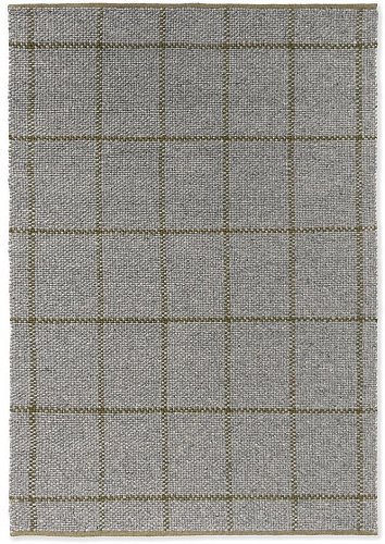 Craft Matter Check Slate/Oli Rug