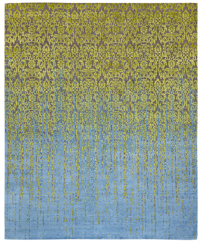 Roma Vendetta Yellow And Blue Rug