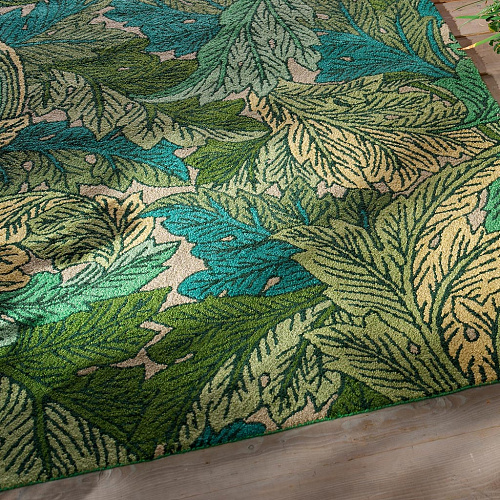 Acanthus Nettle/Sky Blu Outdoor Rug