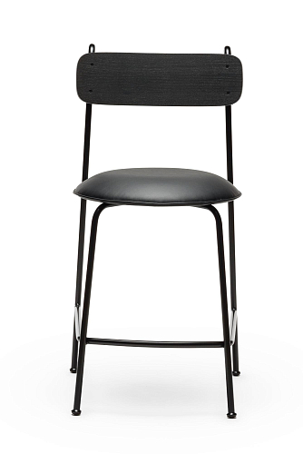 Lena Black Bar Chair