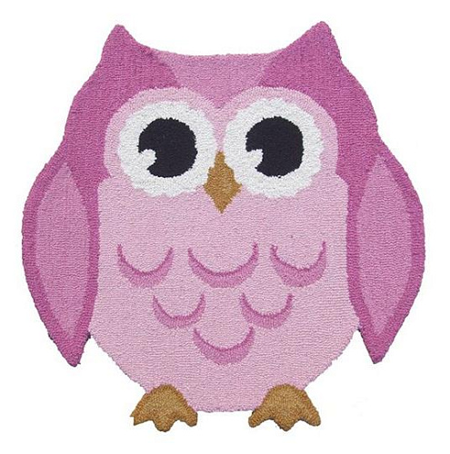 Animals Owl Pink Rug