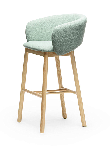 Bel Ash Wood Bar Stool