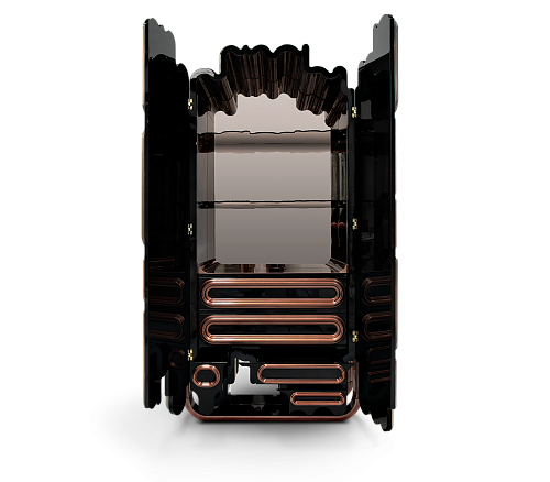 Ellipse Copper Cabinet