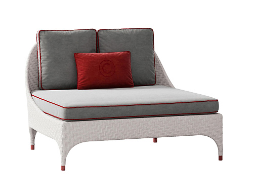 Italian Outdoor Armchair Without Armrest Design