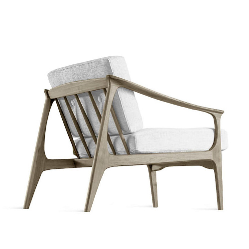 Quiete Grey Walnut Sophisticated Armchair